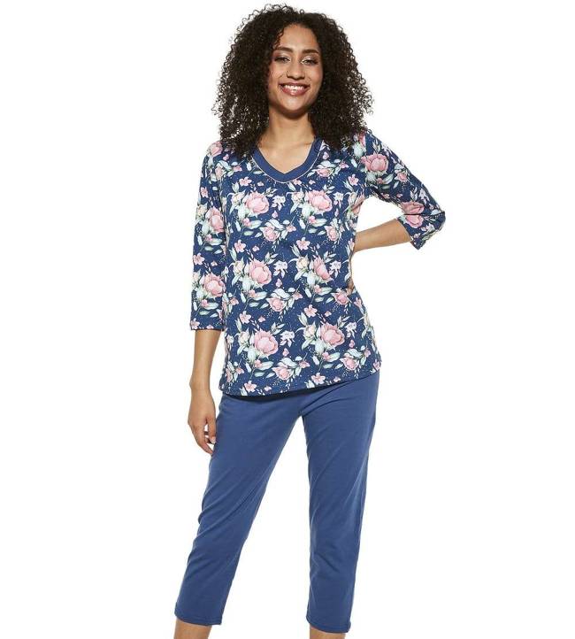 Piżama Cornette Karen 481/289 jeans